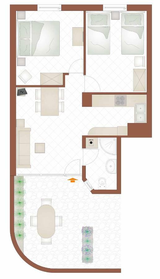 2-Bedroom Apartment 300M From Beach In Punat Exterior foto